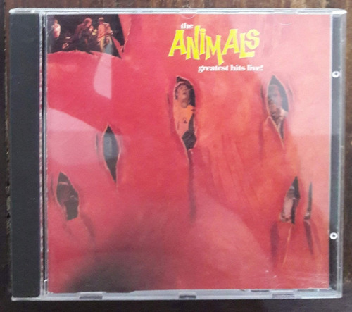 Cd (vg+) The Animals Greatest Hits Live Ed Us 1989 Importado