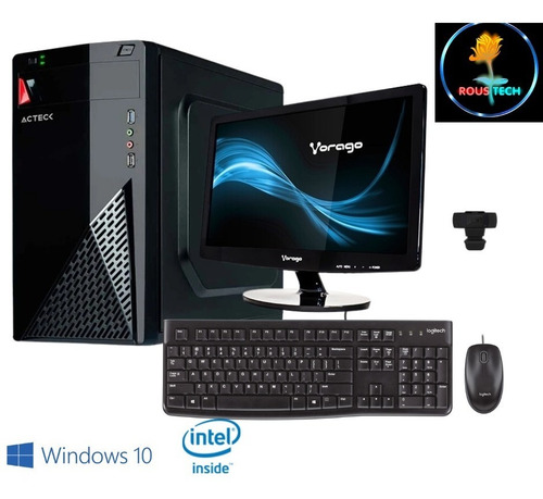 Imagen 1 de 3 de Pc Escritorio Barata Intel/8gb Ram/240 Ssd/ Webcam *gratis*