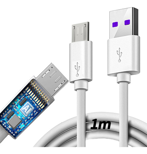 Cable Micro Usb De 1 A 10 Piezas, Cable De Datos De Carga Rá