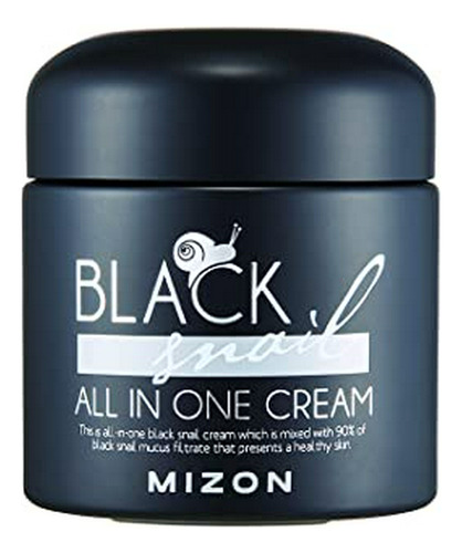 Mizon Negro Caracol Todo En Uno Crema, Cuidado Elasticidad Y