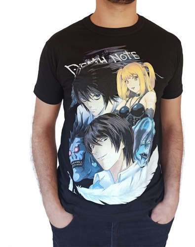 Remera Estampada - Death Note 1 - Brilla En La Oscuridad 