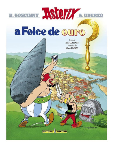 Asterix:  A Foice De Ouro Vol.2 - Hq - Editora Record