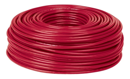 Cable Thhw-ls, 8 Awg, Color Rojo Rollo 100 M Volteck 46058