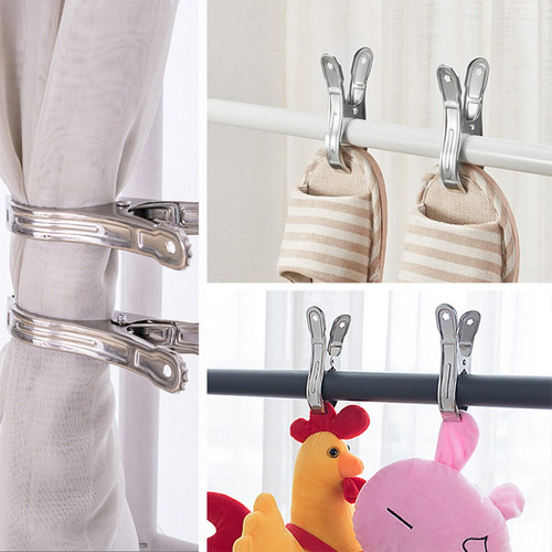 4 Unids/set Pinzas Grandes De Acero Inoxidable Para