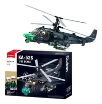 Comprar Bloques Helicóptero Artillería Sluban Construccion Febo