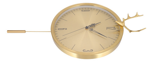 Reloj De Péndulo De Latón Kr83002e, Pequeño, Con Cuernos Com