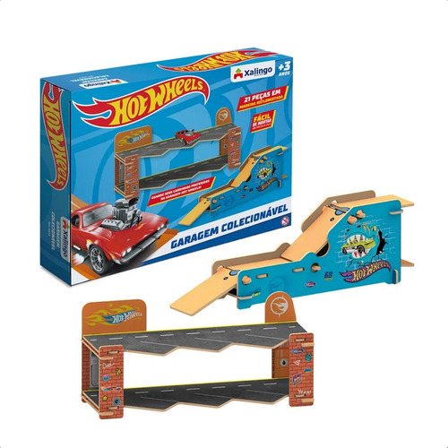 Brinquedo Playset Garagem Colecionável Hot Whells Xalingo