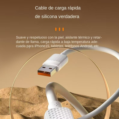 Cable De Carga Blanco De Tipo C A Lightning De 1 M Para Ipho