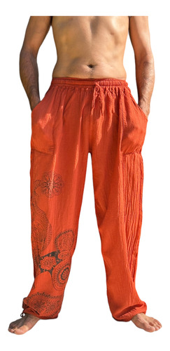 Pantalón Yoga Hombre Mujer Babucha Bambula  Taichi Jogger