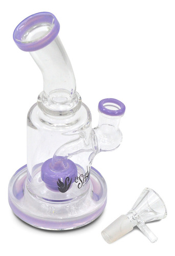 Bong Shay Grande Morado Resistente Tiny Transparente 17cm