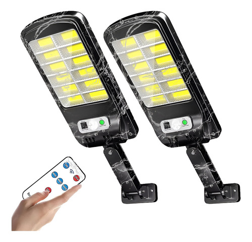 Para Lámpara Solar De Pared Exteriores Sensor Luz 5000 Mah