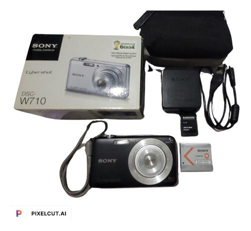 Camara Digital Sony Cybershot Dsc-w710 Con Accesorios 