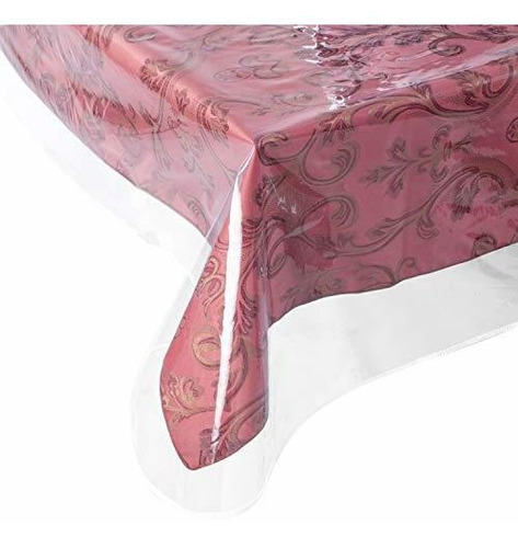 Yourtablecloth Vinilo Transparente Mantel Heavy Duty 6 Mil M