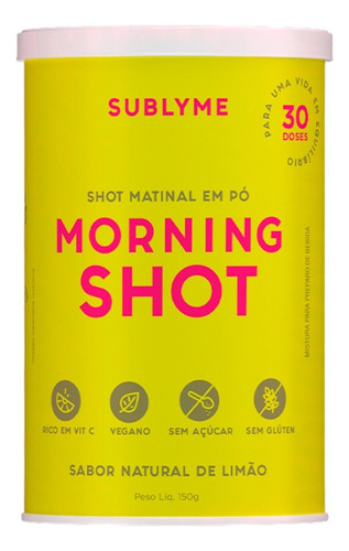 Morning Shot Matinal Sublyme 150g 30doses 