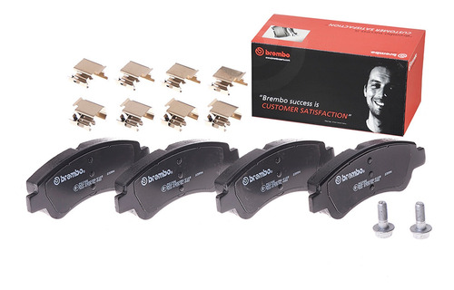 Balatas Bajos Metales Del Peugeot 206 01 Al 08 Brembo