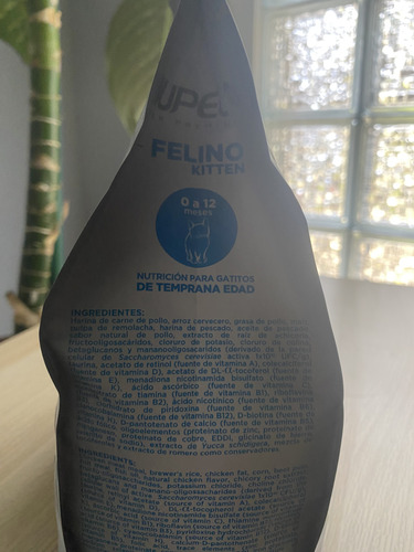 Nupec Felino Kitten Para Gato De Temprana Edad Bolsa 1.5kg