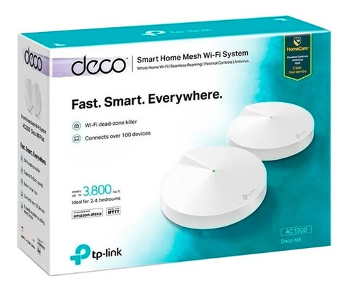 Router Tp-link Mesh Deco M5 2xcaja 1300mbps Alcance 350mts.2