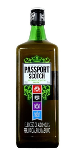 Whisky Passport 1000 Ml - mL a $95