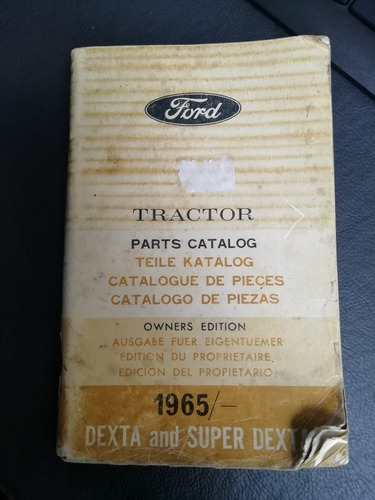 Catálogo De Tractor Ford 1965 