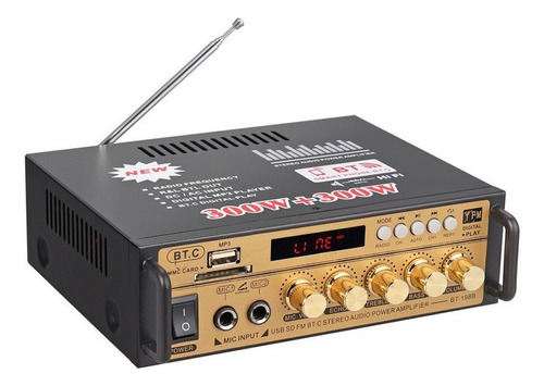 Amplificador Estéreo De Potencia De Audio Doméstico De 600 W
