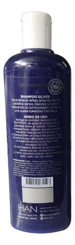 Combo X2 Shampoo Silver - Avena + Desenredante Han