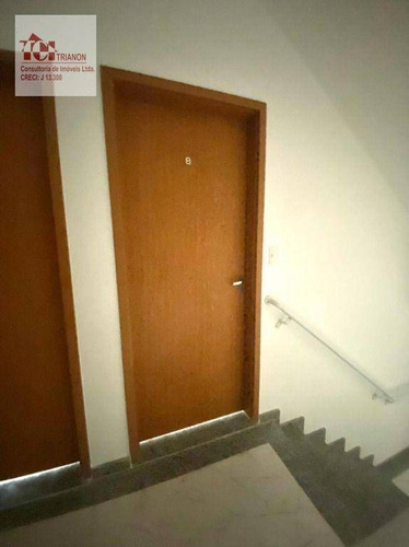Imagem 3 de 8 de V. Guiomar - Aptº Cobertura S/ Cond - 92m² A.u. - 2 Dormitórios - 1 Vaga - Co0361