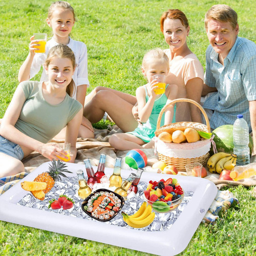 Hielera Inflable Para Fiestas Soporte Para Hielo De Bufé Inf