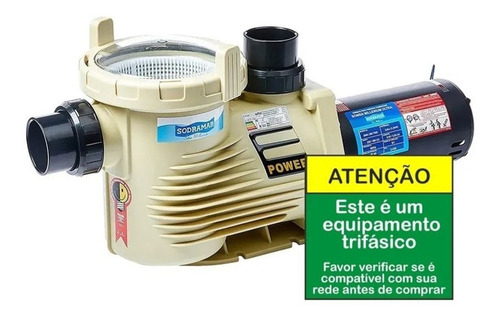 Bomba Bmu 200 2cv Piscina Até 260 Mil Litros Sodramar Trif