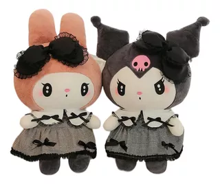 Set Peluches Kuromi Y Melody 30 Cm