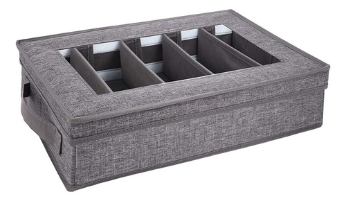 Caja De Almacenamiento De Cubiertos De 5 Compartimentos Con