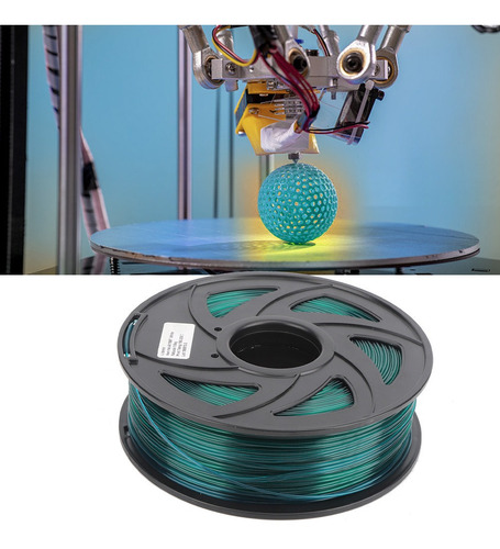 Impresora 3d Filamento Largo Pla Impresión Verde Transparent