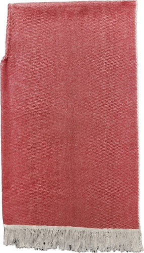 Imagen 4 de 4 de Poncho Artesanal Rojo