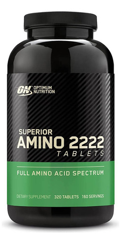 Optimum Nutrition Super Amino 2222 Tabs 320 Tabletas