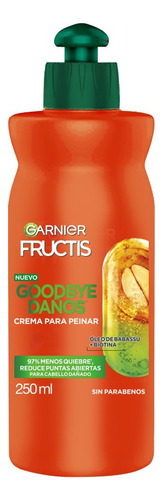 Crema Para Peinar Goodbye Daño Fructis Garnier 250ml