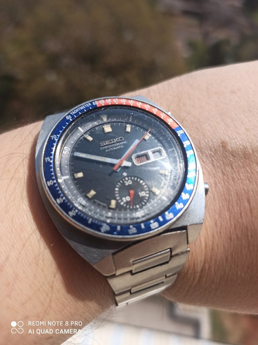 Espetacular Seiko Pogue 6139-6002 Crono Automático Original