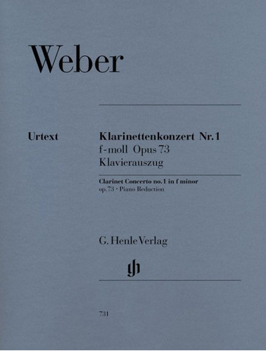 Concierto Clarinete No. 1 En Fa Menor - Weber - Partitura