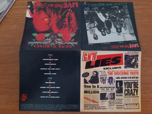 Guns N Roses Lies Live Like Cd V Halen Hendrix Ufo Rmklps