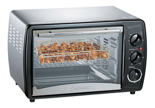 Horno Eléctrico 19l Con Rosticería Imaco Hes 19r