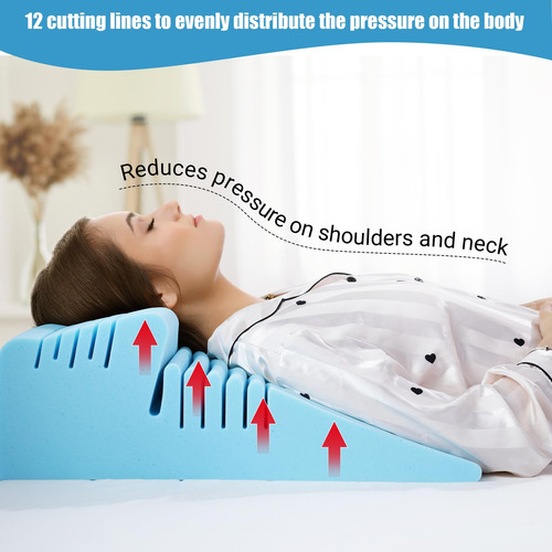 Hombys Almohada De Cuña De Espuma Viscoelástica Para Dormir