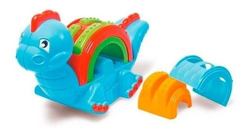 Juego Didáctico Para Bebe Dino Empilhassauro  732 Calesita