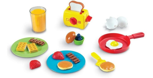 Learning Resources Niño Set Comida Desayuno Juguete Pan 21pz