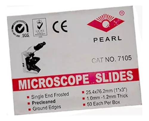 20 Portaobjetos + 20 Cubreobjetos Microscopio Laboratorio