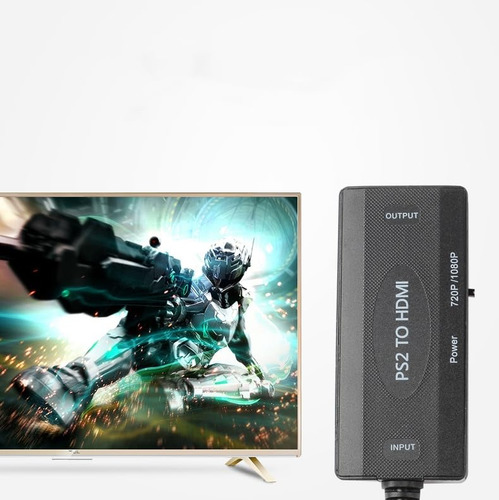 Convertidor Adaptador De Ps2 A Hdmi, Adaptador De Ps2 A Hdmi