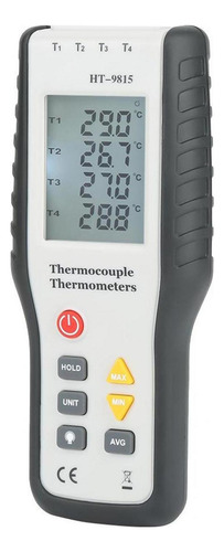 Sensor De Termopar Digital Tipo K De 4 Canais Ht-9815