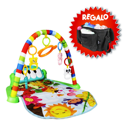 Gimnasio Para Bebé Con Piano Y Pañalera De Regalo