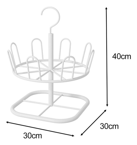 Cc Zapatero Circular Con Base Estable Para 30x30x40cm 1 Capa