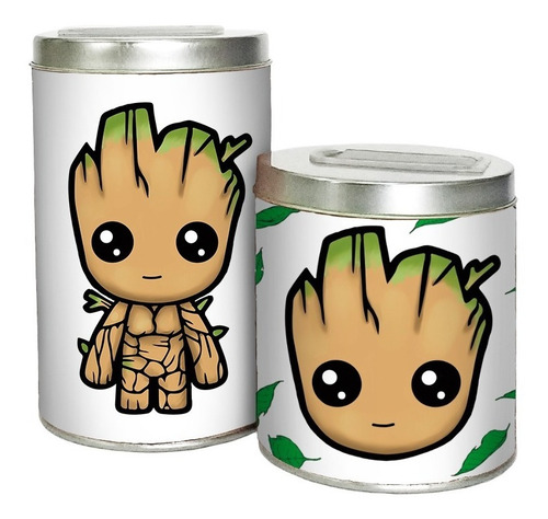 Imagen 4 de 5 de Equipo De Mate Sin Termo Baby Groot Cuero Set Kit Matero
