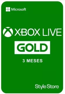 Xbox Live 3 Meses Codigo Digital Al E.mail
