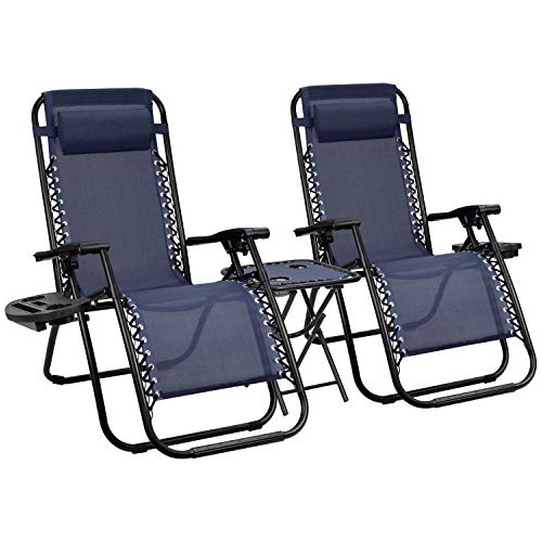 Devoko Patio Zero Gravity Chair Outdoor Folding Recliner Cha