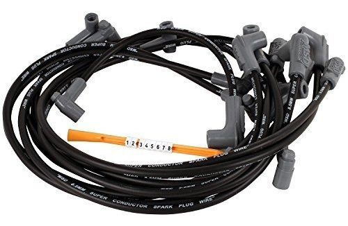 Cables De Bujía - Msd 31543 Black 8.5mm Super Conductor Spar